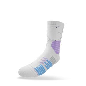 Ehot Constellation White-Purple Crew Socks Black 505257