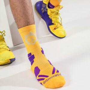 Ehot Lakers Yellow Quarter Socks 505280