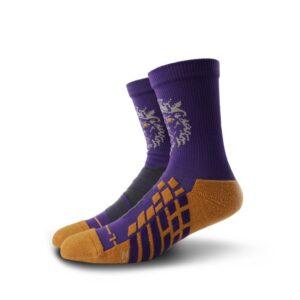 Ehot Lion Purple Crew Socks 506252