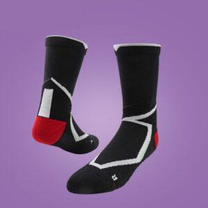 Sports socks Ehot Mamba Black Quarter Socks 503005