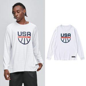 T-shirt Ehot USA White Longsleeve 513888