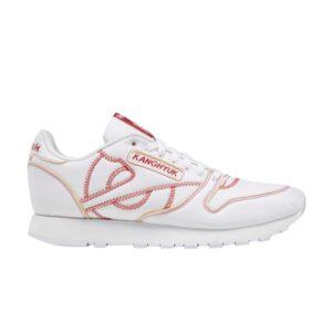 Kanghyuk x Reebok Classic Leather White Primal Red Sneakers GW1069