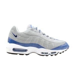 Nike Air Max 95 Premium Metallic Silver Black Varsity Royal Black 313071 001