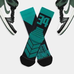 Sports socks Ehot Antetokounmpo 34 Crew Socks 506361