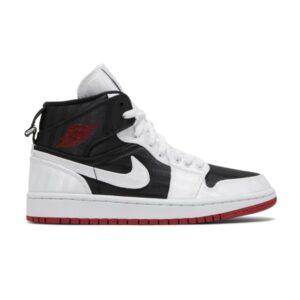 Wmns Air Jordan 1 Mid SE Utility White Black Gym Red DD9338 016