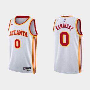 2022-23 Atlanta Hawks #0 Frank Kaminsky Association White Jersey Basketball Jersey 520174