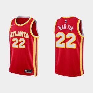 2022-23 Atlanta Hawks #22 Tyrese Martin Icon Edition Red Jersey Basketball Jersey 520077