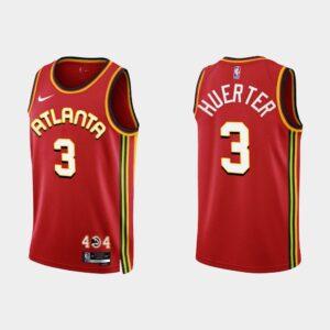 2022-23 Atlanta Hawks #3 Kevin Huerter Icon Edition Red Jersey Basketball Jersey 531970