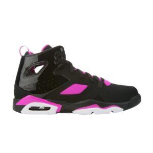 Air Jordan Flight Club 91 GS Black Fuchsia Blast White 555333 028