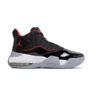 Air Jordan Stay Loyal GS Bred Sneakers Black/White/Wolf Grey/Chile Red DC7230 001