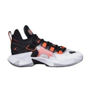 Air Jordan Why Not Zer0.5 GS Bloodline Sneakers White/Bright Crimson/Black DC3643 160