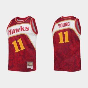 Atlanta Hawks #11 Trae Young Lunar New Year Limited Red Jersey Basketball Jersey 530149