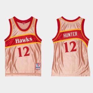 Atlanta Hawks #12 De'Andre Hunter 75th Anniversary Rose Gold Jersey 529819