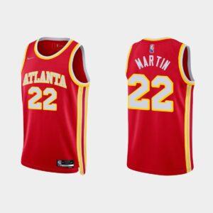 Atlanta Hawks #22 Tyrese Martin 75th Anniversary Icon Red Jersey Basketball Jersey 529779