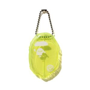 BAPE Ape Head Clear Coin Case Yellow Yellow 530511