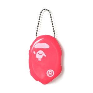 BAPE Ape Head Coin Pouch Pink Pink 530523