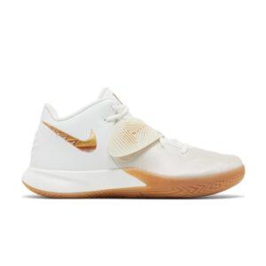 Nike Kyrie Flytrap 3 White Metallic Gold Gum White BQ3060 105