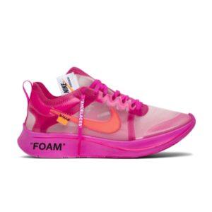 Off-White x Nike Zoom Fly SP Tulip Pink White AJ4588 600