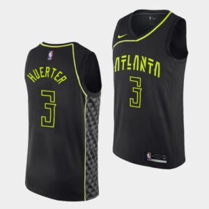 Basketball Jersey 2018-19 Atlanta Hawks #3 Kevin Huerter City Jersey 543210