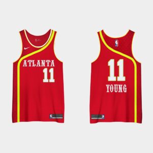 Basketball Jersey 2020-21 Atlanta Hawks #11 Trae Young City Edition 3.0 Red Jersey 540992