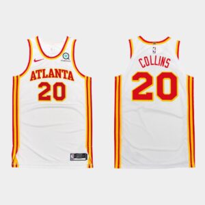 Basketball Jersey 2020-21 Atlanta Hawks #20 John Collins White Association Jersey 543199