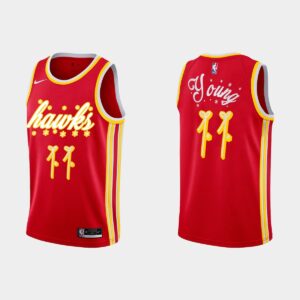 2020 Atlanta Hawks #11 Trae Young Christmas Night Red Special Jersey Basketball Jersey 540363