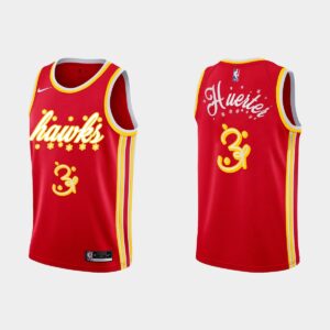 Basketball Jersey 2020 Atlanta Hawks #3 Kevin Huerter Christmas Night Red Special Jersey 540354