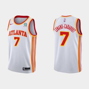 Atlanta Hawks #7 Timothe Luwawu-Cabarrot Association White Jersey Basketball Jersey Black 536480