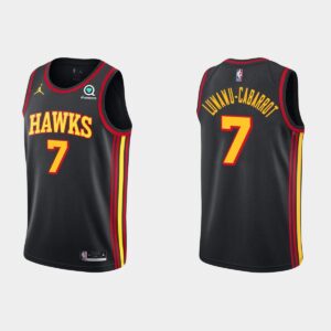 Atlanta Hawks #7 Timothe Luwawu-Cabarrot Black Statement Jersey 536498