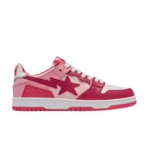 Sneakers BAPE Sk8 Sta ABC Camo Pink 1I30291005 RED