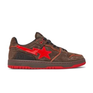 Sneakers BAPE Sk8 Sta Brown Red 1H20191031/0ZXSHM191X31GBWP