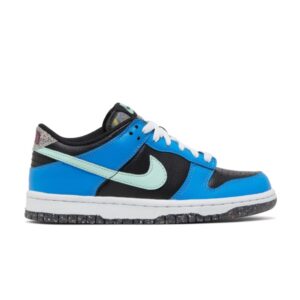 Nike Dunk Low SE GS Black Light Photo Blue Mint Foam Black/Light Photo Blue/Active Pink/Mint Foam DR0165 001