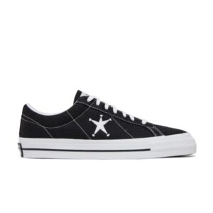 Stussy x Converse One Star Low Black Sneakers Black 173120C