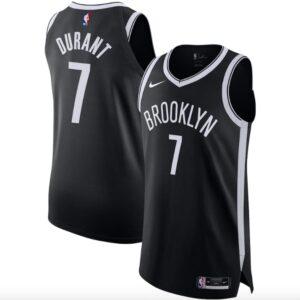 Basketball Jersey 2020-21 Brooklyn Nets #7 Kevin Durant Icon Black Authentic Jersey Grey 571191