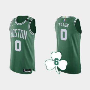 Basketball Jersey 2022-23 Boston Celtics #0 Jayson Tatum Green Authentic Retired Number Jersey White 561999