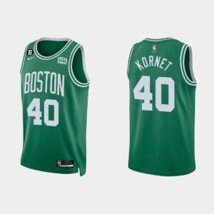 Basketball Jersey 2022-23 Boston Celtics #40 Luke Kornet Icon Kelly Green Jersey Black 553554