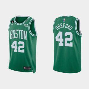 Basketball Jersey 2022-23 Boston Celtics #42 Al Horford Icon Kelly Green Jersey Grey 552987