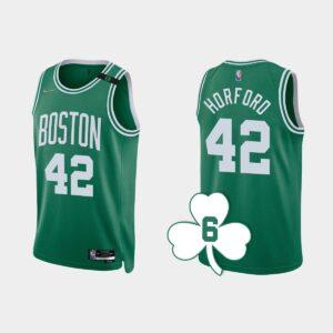 Basketball Jersey 2022-23 Boston Celtics #42 Al Horford Kelly Green Retired Number Jersey Pink 561980