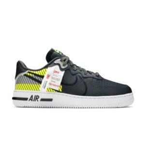 3M x Nike Air Force 1 React LX Anthracite Volt Orange CT3316 003