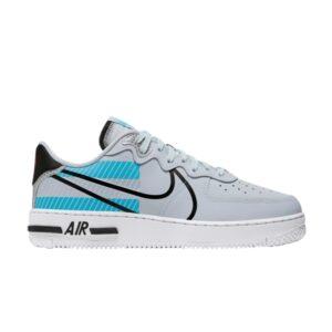 Sneakers 3M x Nike Air Force 1 React LX Pure Platinum Baltic Blue Black CT3316 001