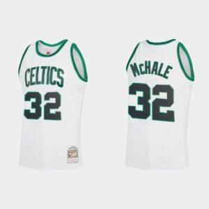 Boston Celtics #32 Kevin McHale Hardwood Classics Reload 2.0 White Jersey Black 559383