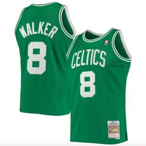 Boston Celtics #8 Antoine Walker Kelly Green Jersey White 569020