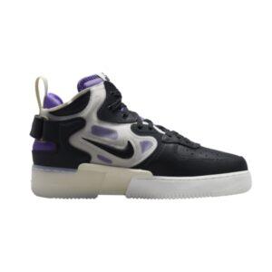 Nike Air Force 1 Mid React Off Noir Action Grape Black DQ1872 001