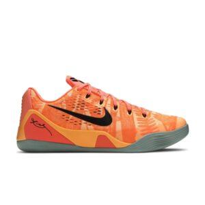 Nike Kobe 9 EM Bright Mango Sneakers Black 646701 880