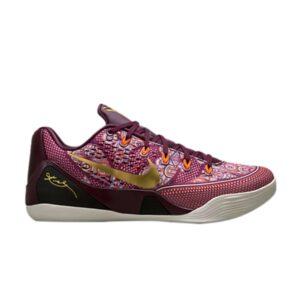 Nike Kobe 9 EM Silk Sneakers Red 646701 676