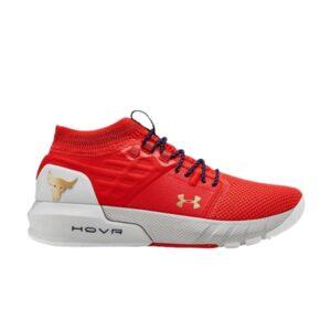 Under Armor Project Rock 2 GS Blood Orange Sneakers Black 3022704 604