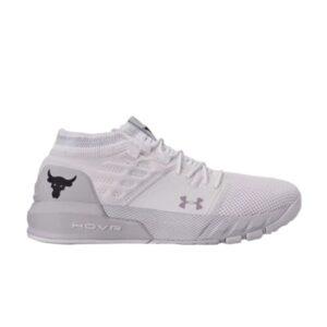 Under Armor Project Rock 2 White Sneakers Black 3022024 101