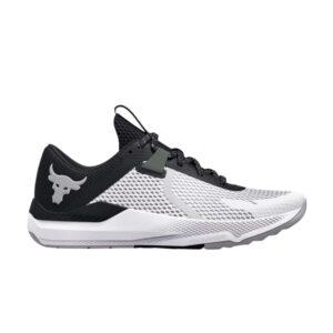 Under Armor Project Rock BSR 2 White Black Sneakers Black 3025081 100