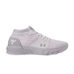 Wmns Under Armor Project Rock 2 White Sneakers White 3022398 101