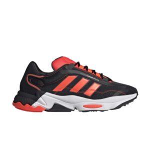 adidas Ozweego Black Solar Red Sneakers Blue H04536